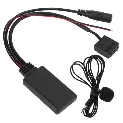 6000CD Bluetooth Audio Aux Adapter Cable Hands Free with Microphone Replacement for Ford Focus