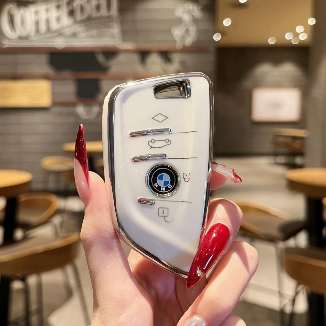 

Чехол для ключей от машины для Bmw F20 G20 G30 X1 X3 X4 X5 G05 X6 X7 G11 F15 F16 G01 G02 F48, держатель для аксессуаров, брелок в виде ракушки