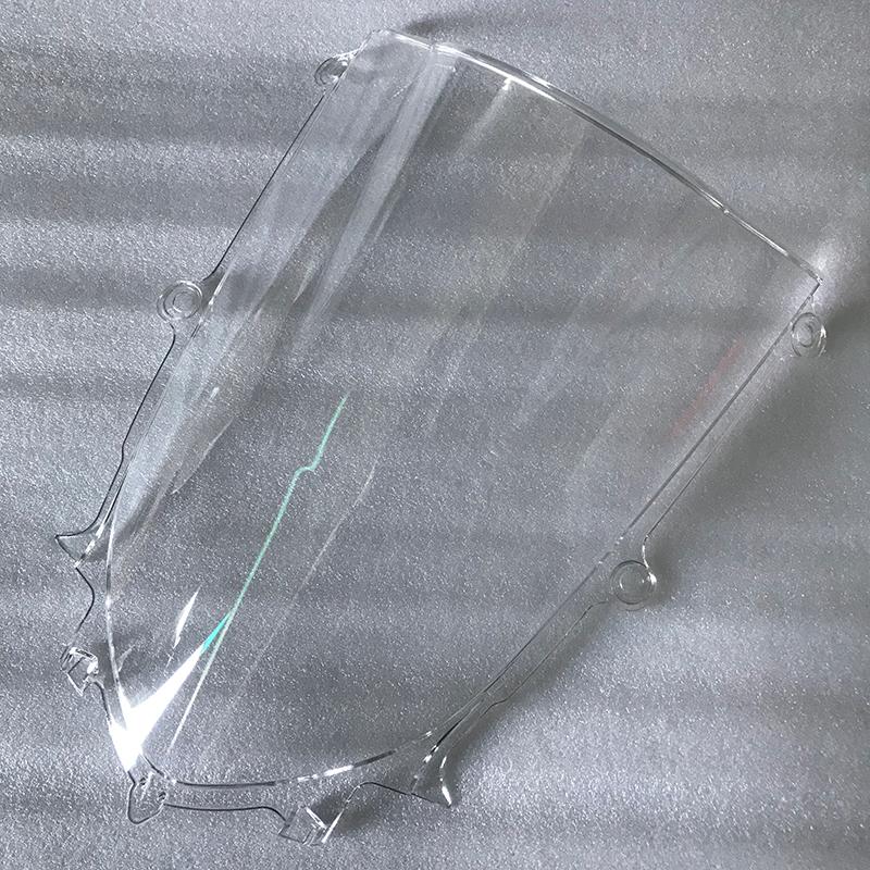 Motorcycle Double Bubble Windshield Windscreen Screen For    2024 Yamaha YZF-R7 YZF R7 YZF600 R6 2017 2018
