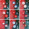 Iron Christmas Tree Balls Pendant Round Gift Packaging Box Christmas Decoration Ball Candy Can  DIY