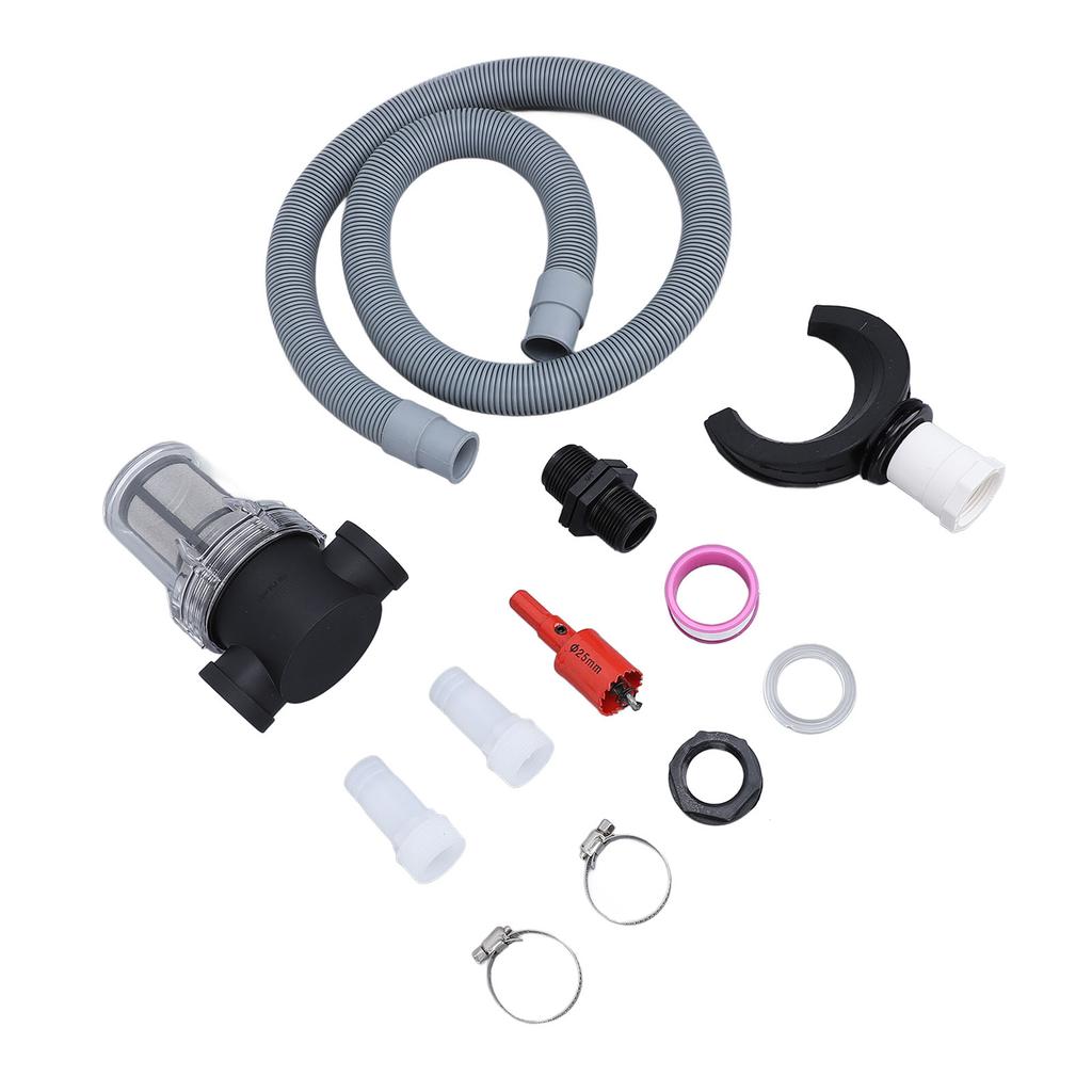 Rain Barrel Connector Kit Roof Rainwater Collector Rain Barrel Diverter With Filter Water Collection Hose Connection