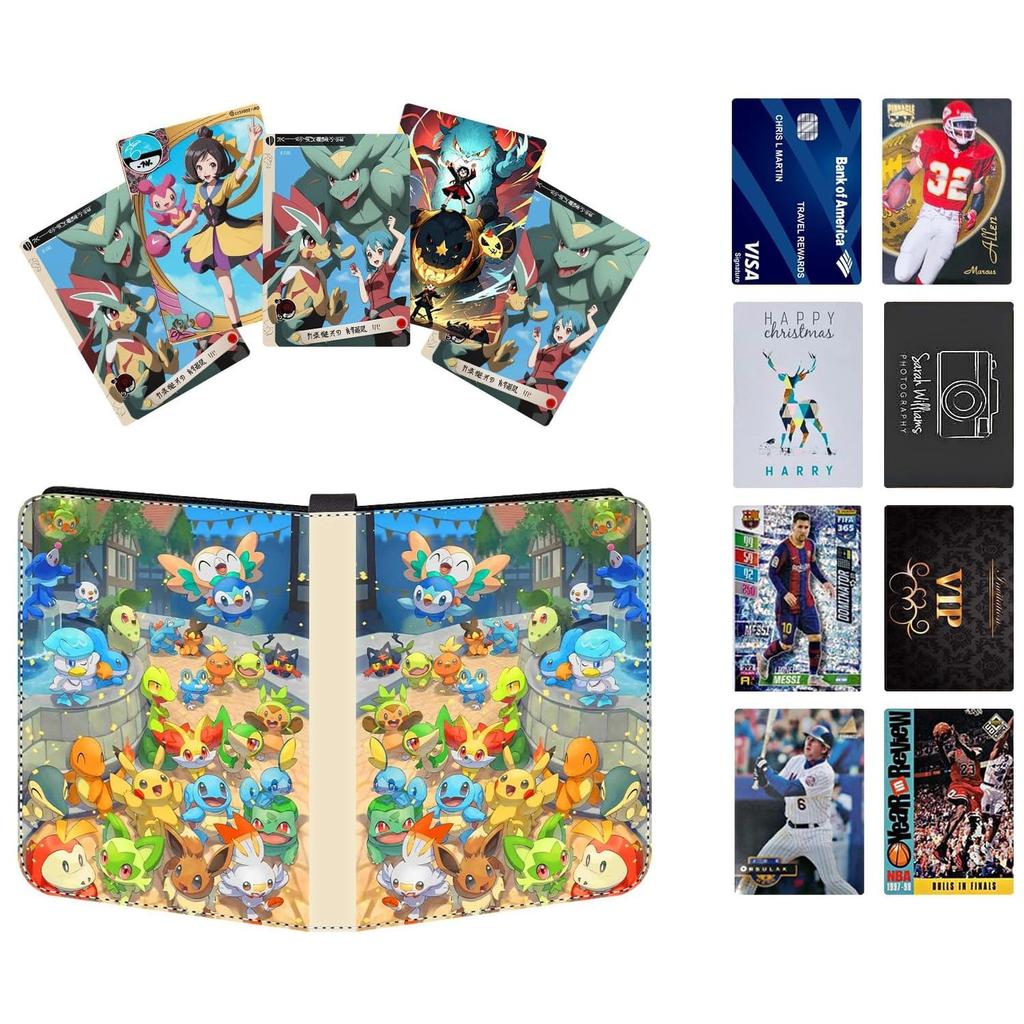 Card Album 4 Pockets 440 Slots Trading Card Binder Collector Book Multi Styles