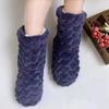 Winter Couples Anti-Slip Thick Fleece-Lined High Sock Booties for Indoor Dance and Parenting Activities Adult Non-Skid Floor Socks