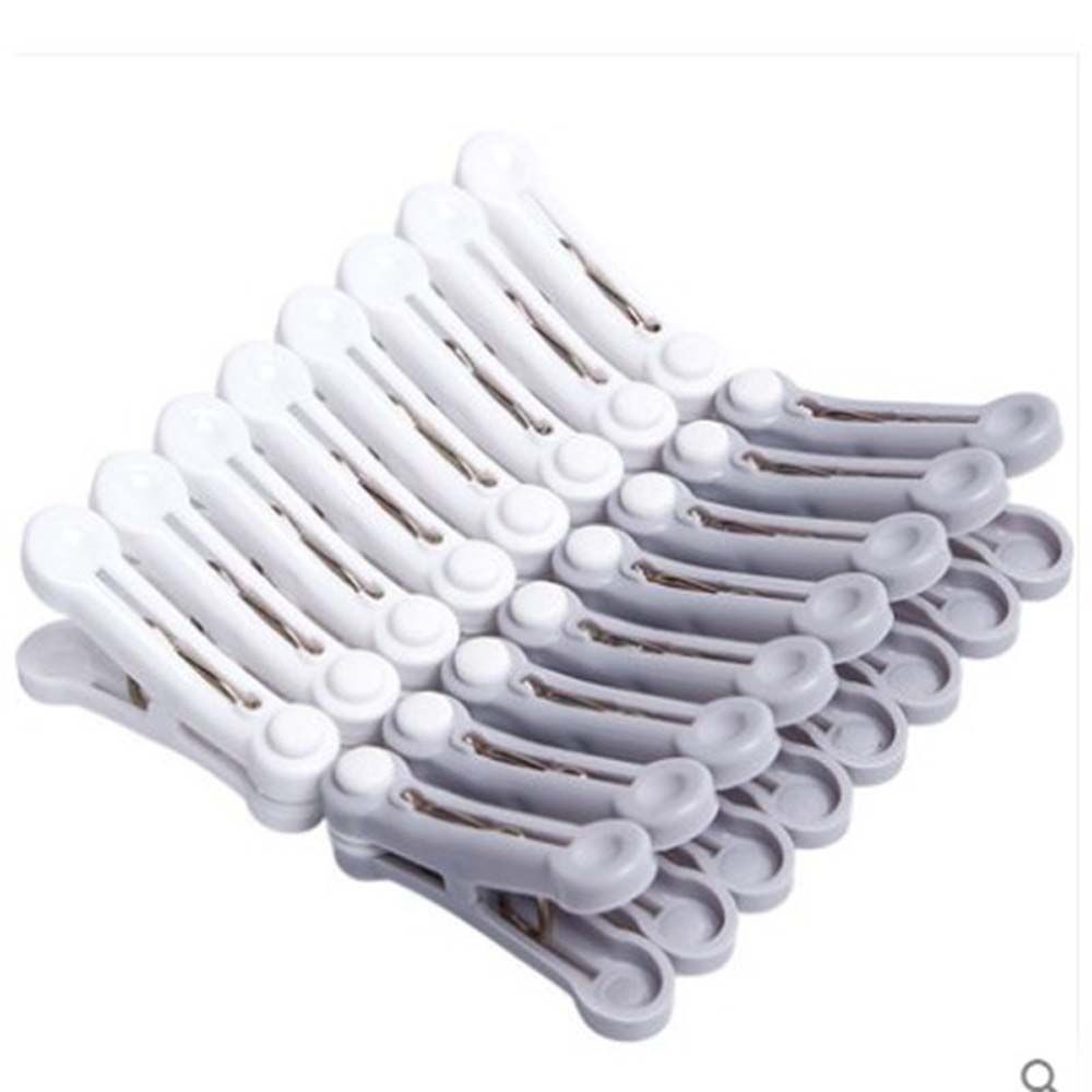 

Clothespins Soft Plastic Cloth Socks Clips Clothes Pegs Clothes Drying Clip Seamless Clothes Clips 16pcs