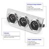 2INCH 52mm Triple gauge Kit Volt Meter Water Temp Gauge Oil press Gauge With Sensor 3 in 1 Car Gauge Kit Car Meter