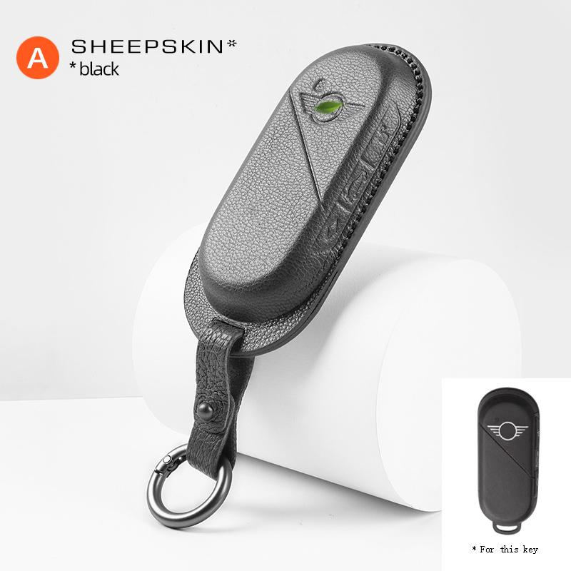 Funda de cuero para llave de coche, Protector de gamuza Fob para Mini U25 J01 J05 F65 F66 2025 2025, accesorios para coche Deyou