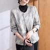 XUEXI New Chinese Style Autumn Jacket for Middle-Aged Women