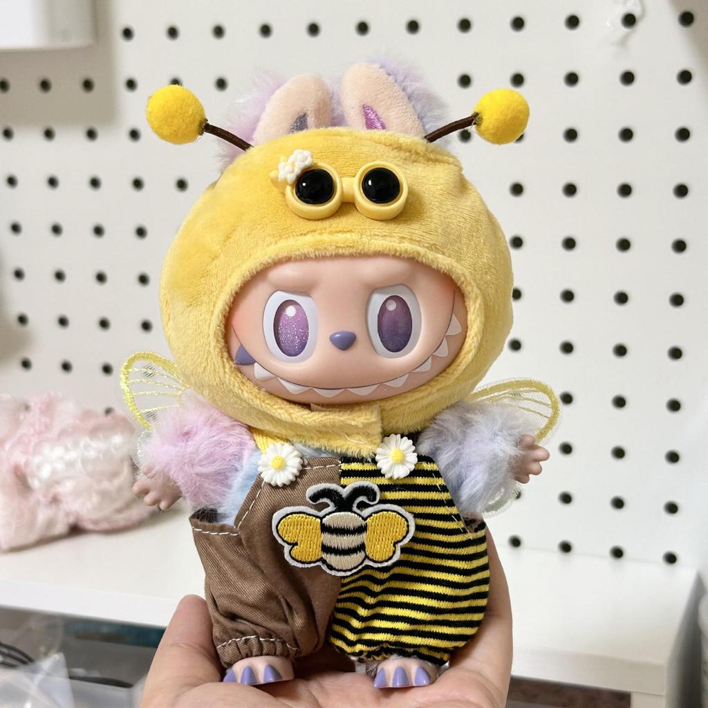 17cm Labubu Doll Clothing Set for 3.0 and First/Second Generation Sitting Party Blind Box Skirt