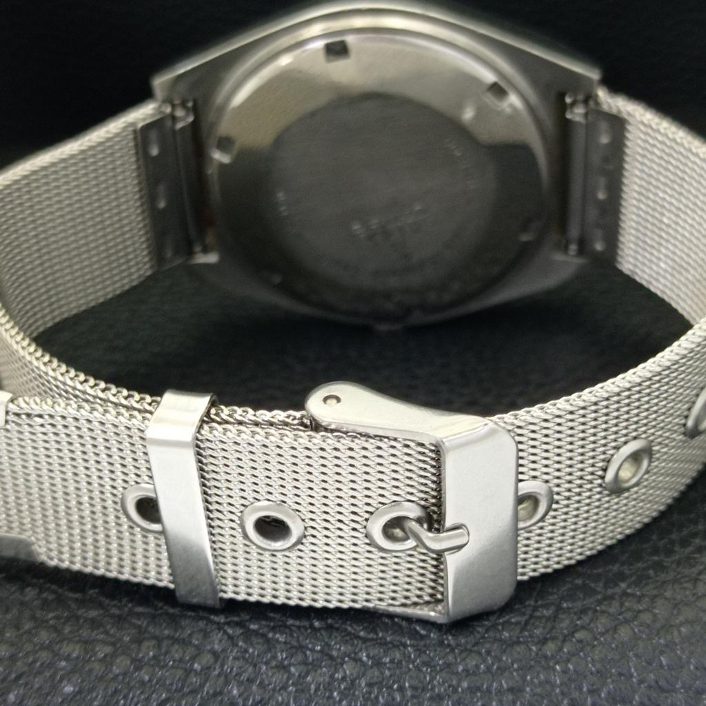 AUTOMATIC VINTAGE SEIKO 5 JAPAN 6309A MENS ARABIC BLACK DIAL WATCH a702659-1 R209-a702659