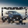 1/2PCS NEW Bling Crystal Car License Plate Frame Women Rhinestone License Plate Frame Cover Holder Car Accessories With Screw