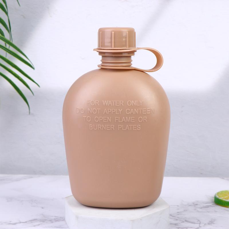 American Style Tactical Single Soldier Water Bottle High Polymer Outdoor Camping Military Fan Water Bottle