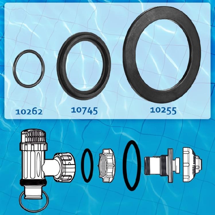 Rubber Rings Rubber Pool Plunger Replacement Gasket for Intex 28633 28635 28621