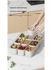 Portable Airtight Food Storage Box - Keeps Salad, Fruit, and Seasonings Fresh with Compartments
