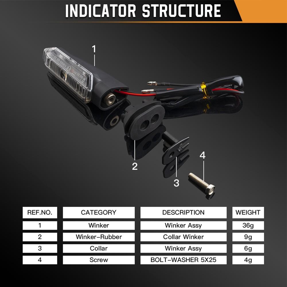 LED Turn Signal For HONDA 12V/1-2W 2017-2022 250L/ 250