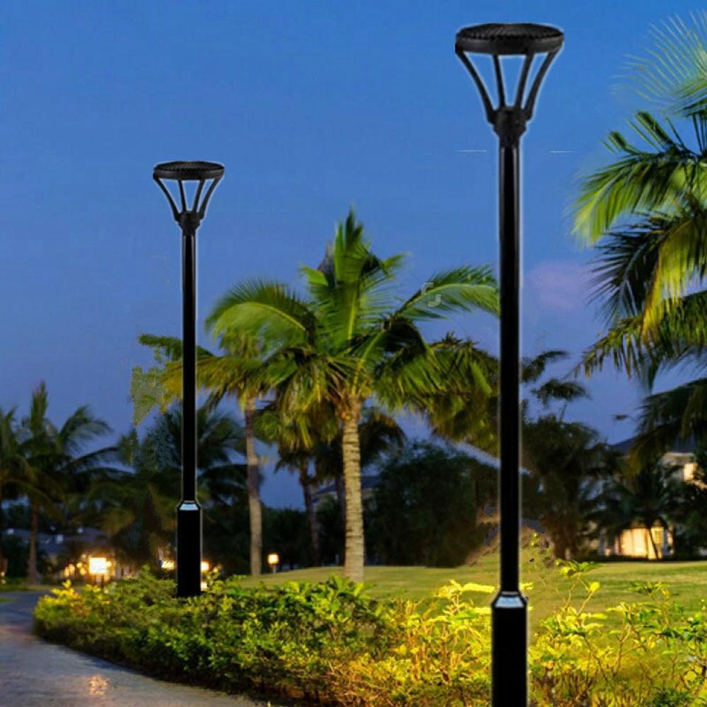 10pcs 70mm Miniatures Decor Warm White Playground Lighting Scenery Led Lamp Model Street Lights Layout Lamppost