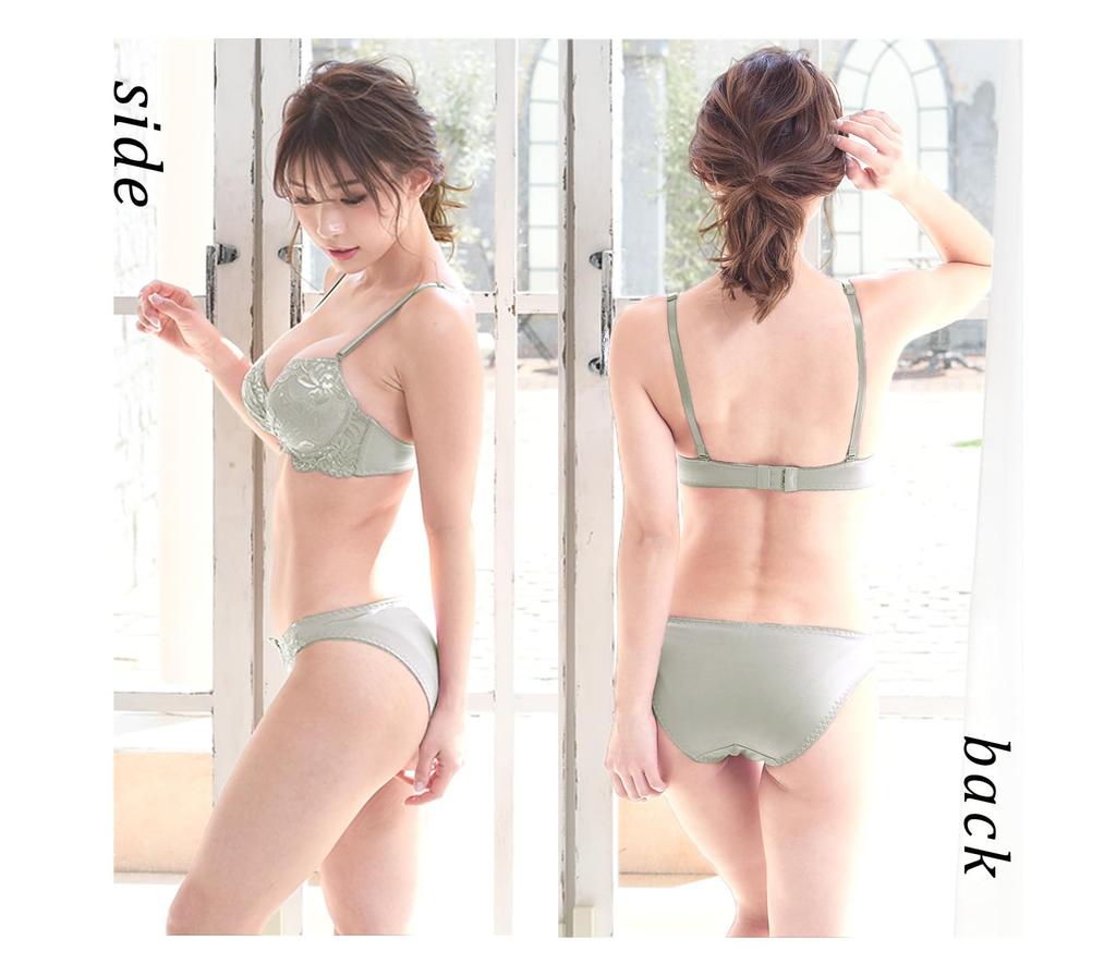 Chica Hurra Smoky Purple Bra and Panty Elegant and Neat Cute Bra and Panty Sexy Thick Cup Stretchy Adjustable Shoulder Simple Panty Set Women's Set,