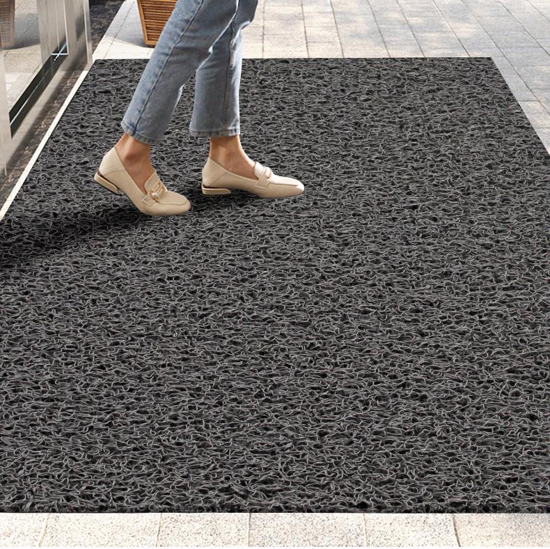 Non-Slip Waterproof PVC Hollow Mat - Thickened for Bathroom & Entrance