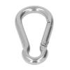 7 PCS Stainless Steel Hammock Hanging Hardware Kit with Door Buckle Snap Hook Screw Sun Shade Sail Fixing Accessories