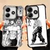 Baki the Grappler Anime Plating Phone Case For Xiaomi Poco X5 X6 X7 X8 Pro Max F8 Ultra F7 M8 M7 M5S Redmi 15C 15 14C 13C 13 X3