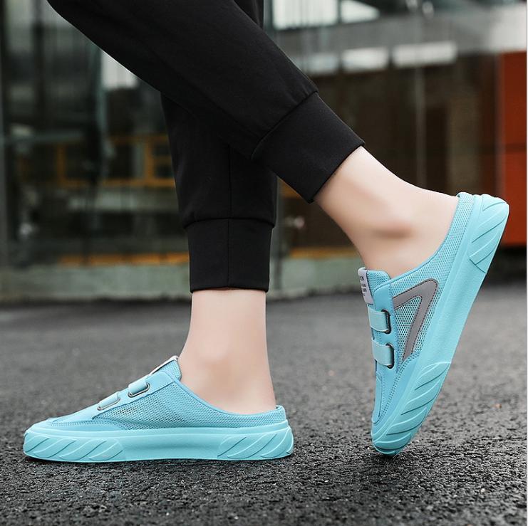 Summer New Net Face Half Mop Board Shoe Male