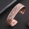 Talisman Gesundheitsarmbänder Lebensbaum Glücksknoten Runen Dreifaltigkeit Magnetische Armspangen Damen Herren Verstellbares Armband