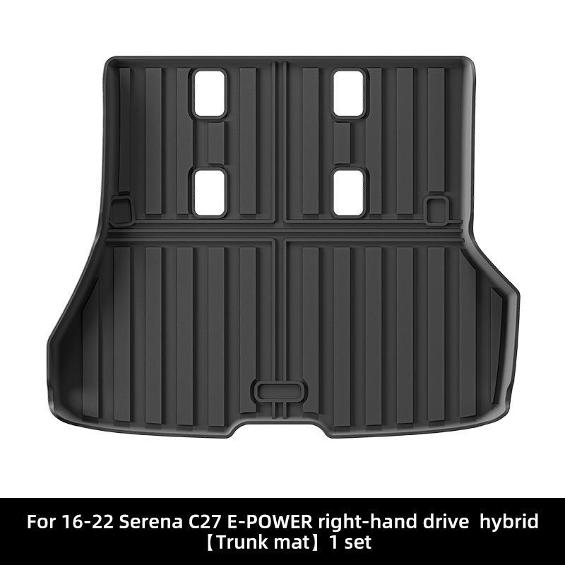 Совместимые коврики TPE для пола и багажника для Nissan Serena C27 E-POWER (2016-2022)
