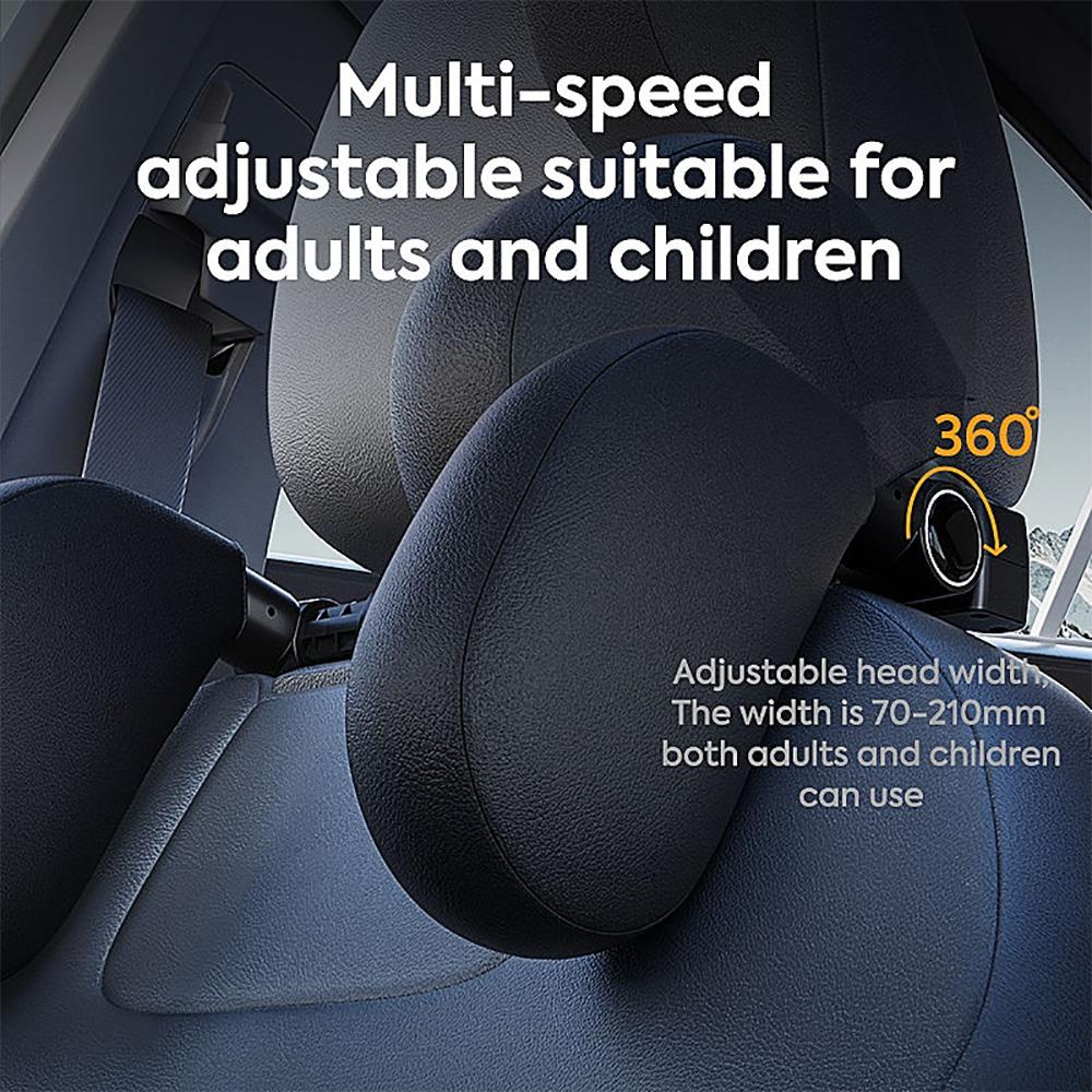 Car Neck Headrest Pillow Adjustable Car Seat Headrest Pillow Support Pillow U Shaped Pillow On Cervical Spine for Kids Adults