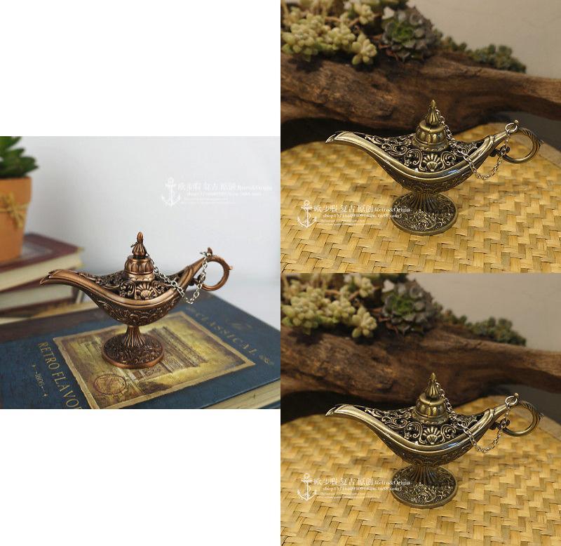 Magic Genie Lamps Incense Burners Retro Oil Home Decor Classic Gift