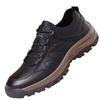 Men's Shoes New British Casual Shoes Non-slip Outdoor Hiking Shoes Leather Shoes