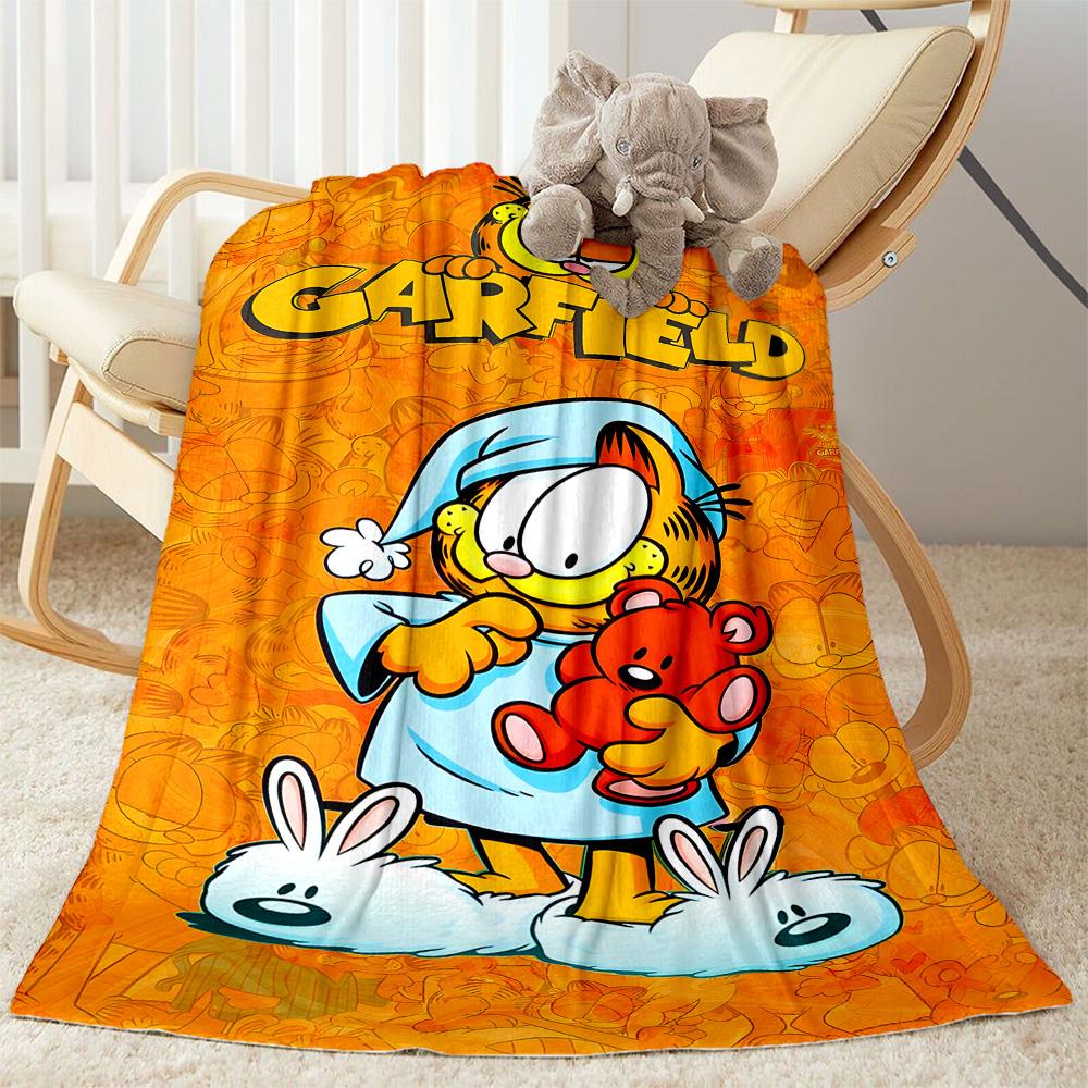 Garfield's Cozy Adventure Blanket Soft Warm Cozy Great for Seaside Picnics Sofa for All Occasions Stylish Decor Gifts For Family Or Friends