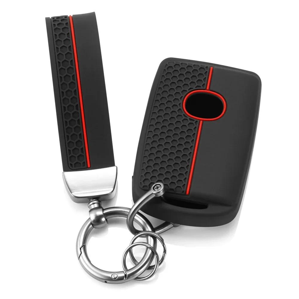 

Car Key Cases For Mazda CX-30 CX-5 CX-9 2020 2021 3 Sedan Hatchback 2019 Smart Remote Control Shell Protector Cover чёрный