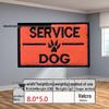In-Stock Service Dog Embroidered National Flag Tactical Morale Patch - Hook & Loop Arm Badge