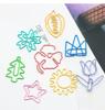 Creative Cartoon Insect & Plant Shaped Electroplated Paper Clips for File Organization