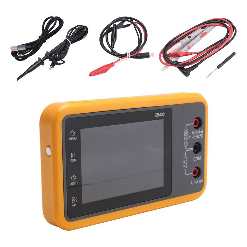 A74E-DM40 10Hz-40Mhz Portable Digital Multimeter 50M Sample Rate Voltage Diode Handheld Digital Automotive Tools DM40C-B