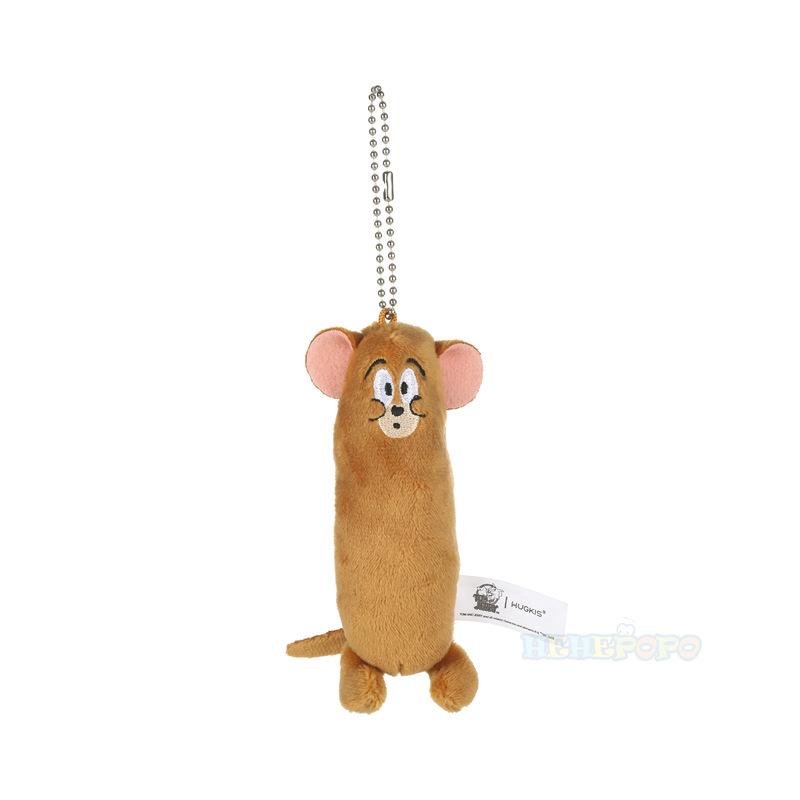 Tom and Jerry Cartoon Wacky Animal Keychain Cute Plush Cat Keyring for Women Doll Keychain Backpack Pendant Ornaments Girls Gift