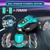 Gesture RC auto ručně ovládané kaskadérské auto pro chlapce ve věku 6–12 let, 4WD 2,4 GHz dálkové ovládání, senzor gest, autíčka Drift Twist s lehkou hudbou