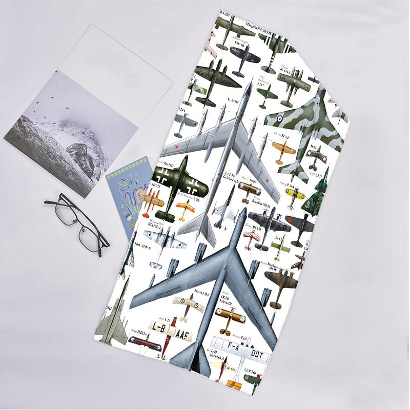 Aircraft Fashion Beach Towel: Ideal for Summer Adventures Soft, Absorbent and Quick Drying Suitable for Swimming and Bathing