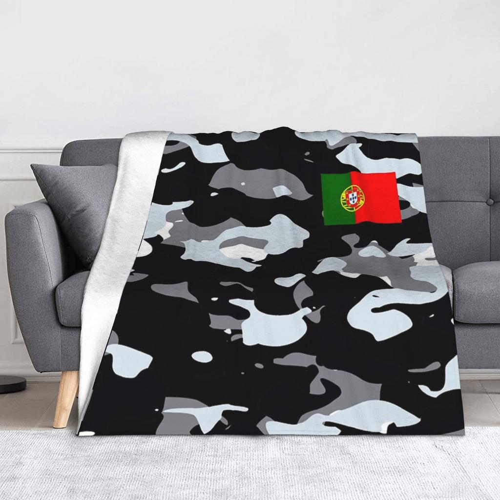 Tree Camouflage Fleece Throw Blankets Hunting Camouflage Pattern Blankets for Bed Travel Soft Plush Thin Quilt