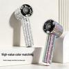 USB Digital Display Mini High-Speed Handheld Fan with Ice Pack and Drill-Enhanced Design