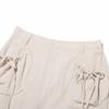 KIRSH Ribbon Pocket Woven Cargo Pants [Light Beige]