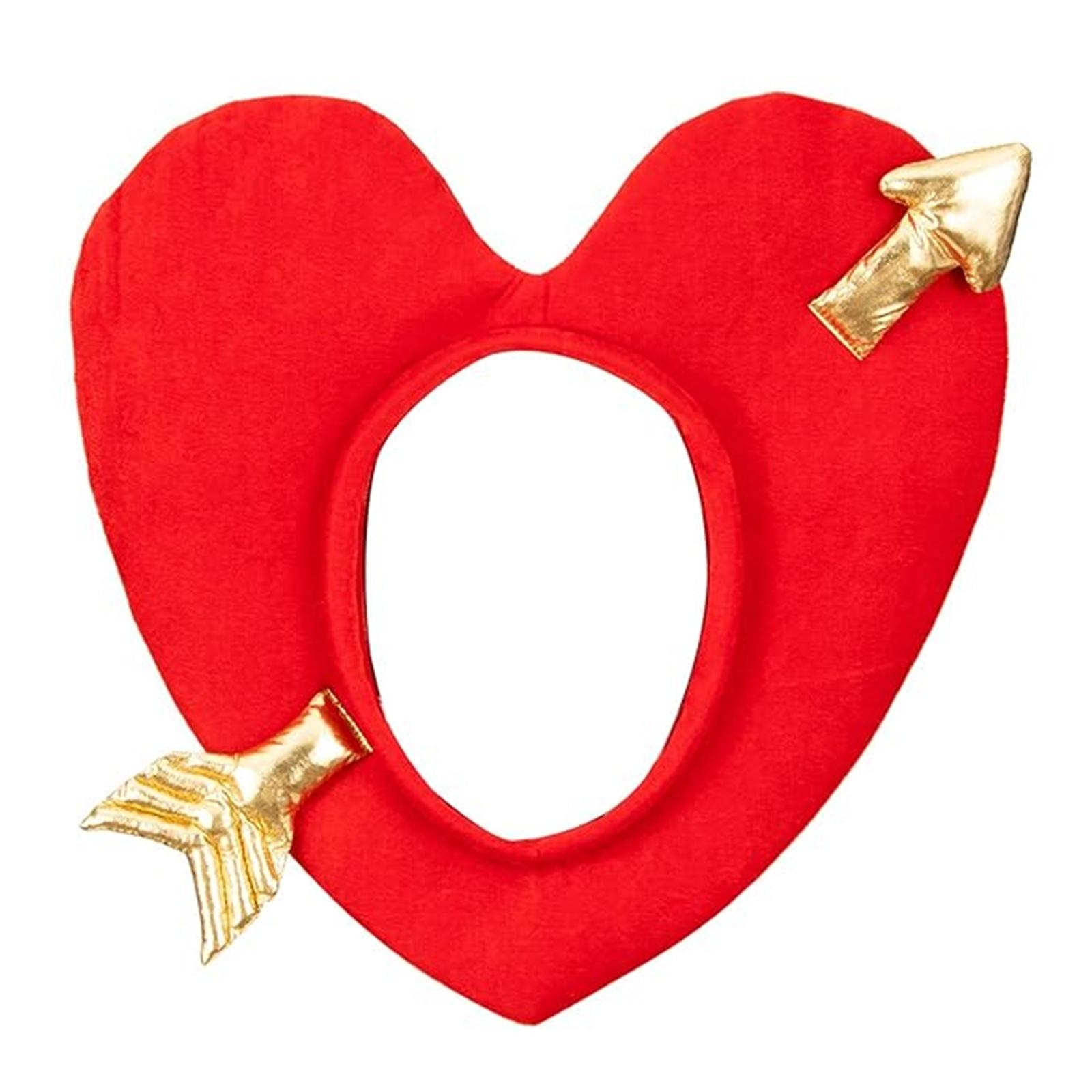 

Love Heart Headgear Hat For Adult 3D Love Heart Hat For Festival Celebration Masquerade Headpiece Party Props Hat one size