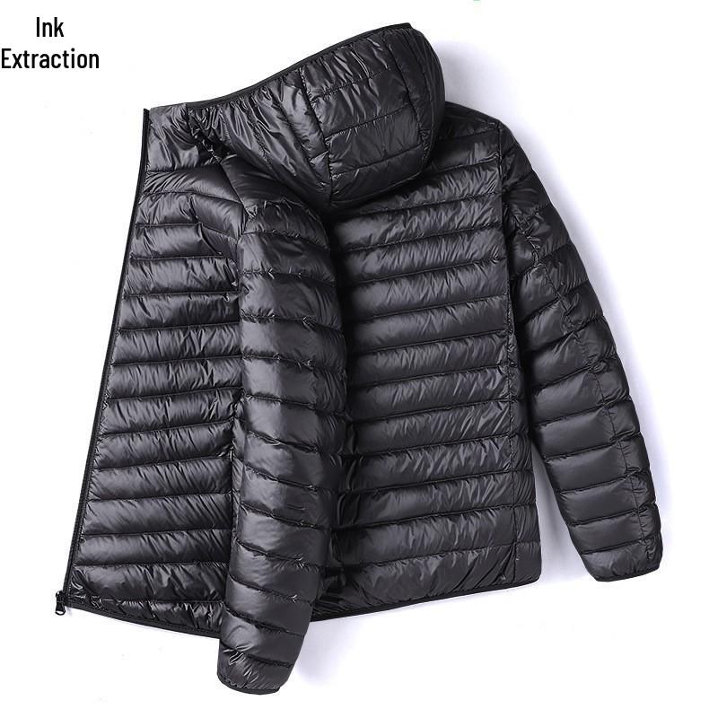 Men's Plus-Size Velvet-Lined Cotton Jacket: Warm, Hooded, Stand-Up Collar, Casual & Versatile for Young and Middle-Aged.