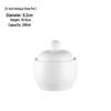 White Ceramic Double-Walled Stew Bowl Set