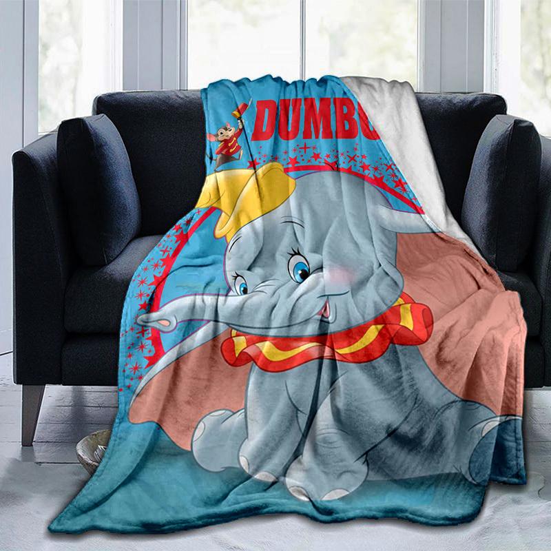 1pc. Dumbo Elephant Blanket - Perfect for Home, Office, Outdoor Use, Gift Idea, Suitable for All Seasonsz0417220