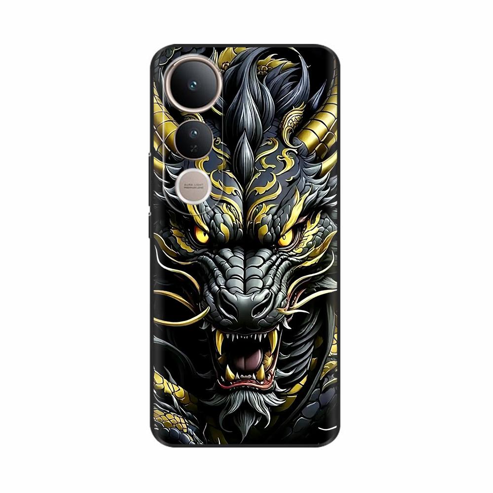 For Vivo V50 Lite Case Cute Cartoon Painted Phone Case For vivo V50 Lite 4G 5G Protection Shockproof Shell Back Cover Protection
