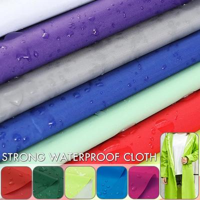 Waterproof Sunscreen Shading Rain Fabric Thin PVC Rain Cloth Fabric For Diy Sewing Raincoat Apron Canopy Shower Curtain