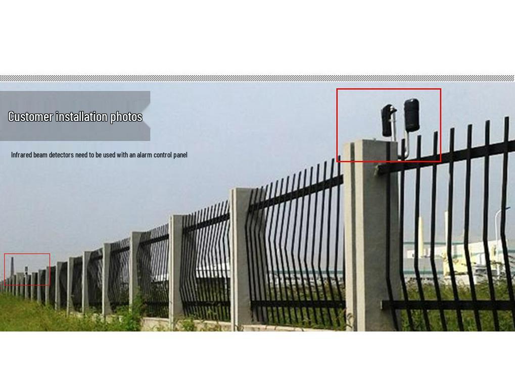100m Dual Beam Infrared Detector Alarm for Doors, Windows & Perimeter Security