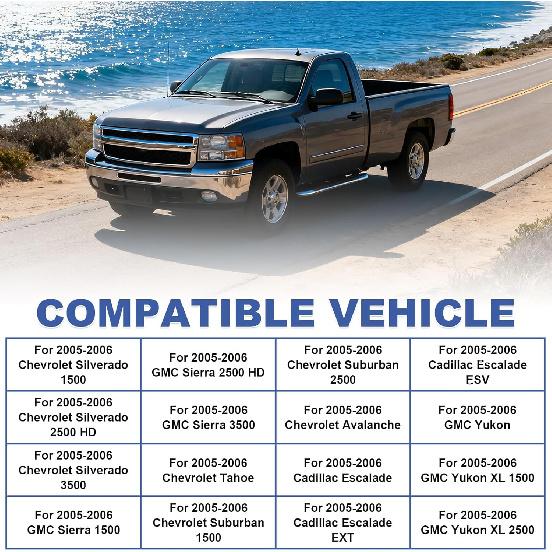 Tail Light Socket Wiring Harness Rear Right for 2005 2006 Chevrolet Silverado Suburban GMC Sierra Yukon Cadillac Escalade OE 16532724