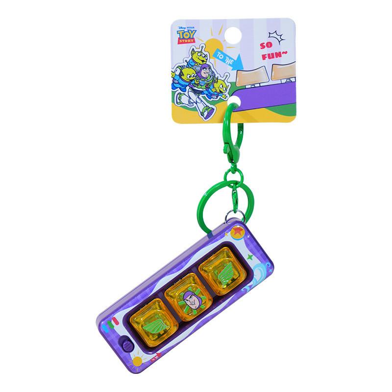 Toy Story Buzz Lightyear Woody Jessie Lotso Keychain With Creative Abs Keycaps And Pressable Buttons For Kids And Teens