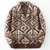Maglioni cardigan casual da uomo vintage leggeri con collo a scialle a maniche lunghe in maglia con bottoni cardigan autunno inverno maglione capispalla in maglia per uomo